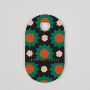 Logo di design della moda personalizzato marca marcata di alta qualità etichette per la carta personalizzata con corda per corda per abbigliamento per l\'ambiente