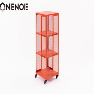 ONENOE Home moderni mobili moderni metallo scaffali rimovibili mobile mobile mobile per telaio solido organizzatore organizzatore con 3 livelli con 3 livelli