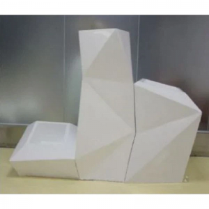 Fioriera in fibra di vetro FRP POTS FLOORE FORNER GRP interno all\'aperto