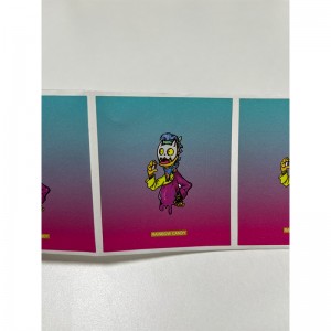 Adesivo glassato gradiente