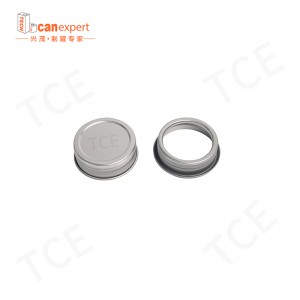 TCE- Factory Direct Metal Can Mouth Mouth Diametro 42 mm Coperchio a vite di spessore 0,25 mm