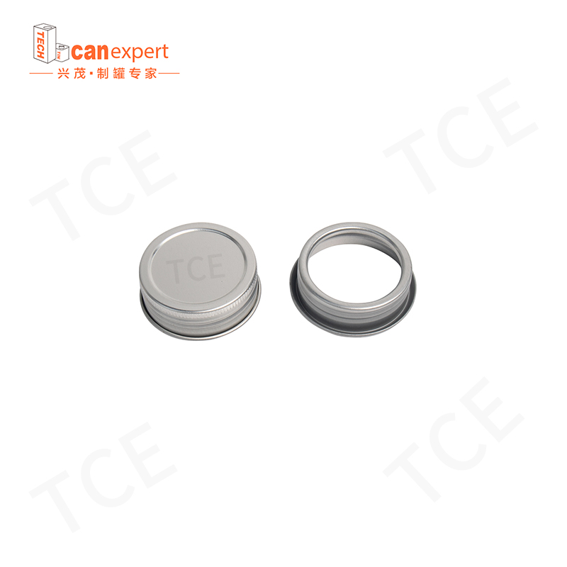 TCE- Factory Direct Metal Can Mouth Mouth Diametro 42 mm Coperchio a vite di spessore 0,25 mm