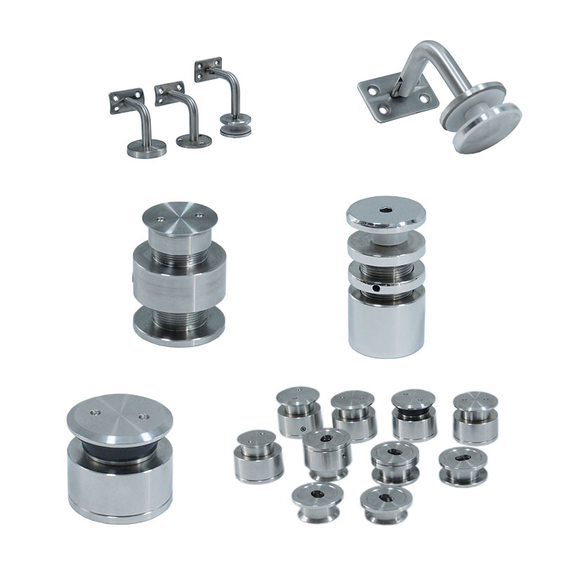 Accessori per ringhiera in acciaio inossidabile scale e accessori per corrimano in vetro balcone