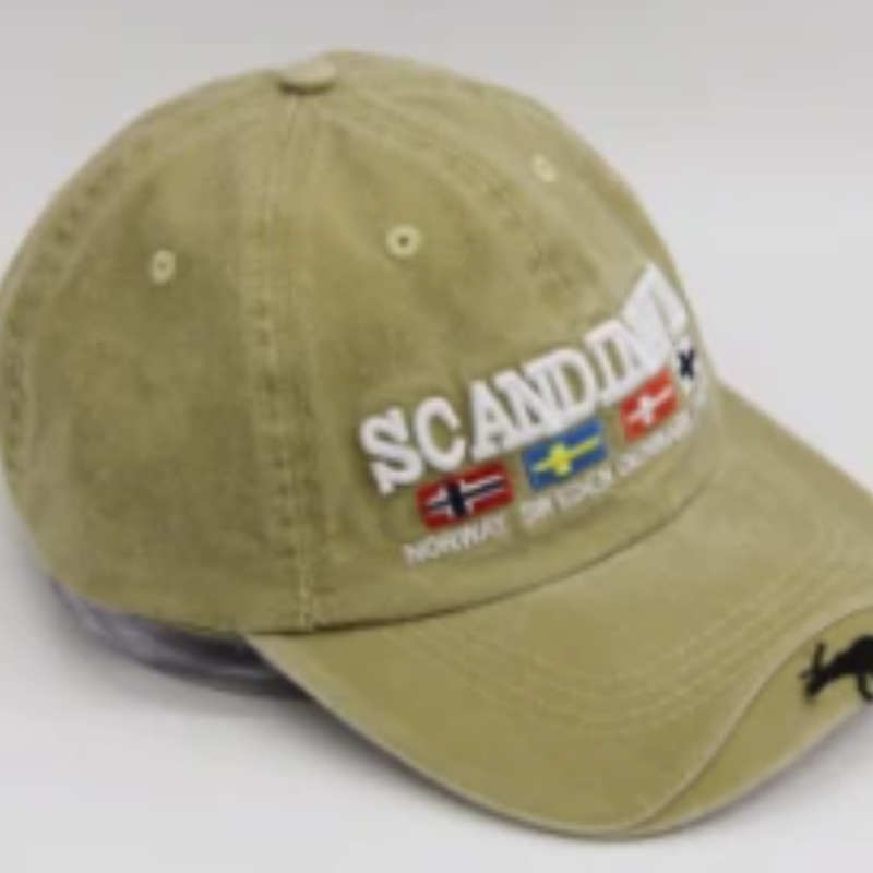 Cappello da baseball estivo di cotone adulto cappello da sole con ricamo e ricamo etichetta intrecciata sulla visiera anteriore