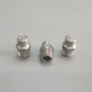 Rondella ad alta pressione ventola piatta ugello d\'acqua ugello in acciaio inossidabile getto spray