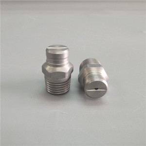 Rondella ad alta pressione ventola piatta ugello d\'acqua ugello in acciaio inossidabile getto spray