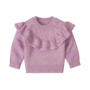 Abbigliamento per bambini ragazze a manica lunga maglione maglione mazzi a maglia a maglia di maglieria per bambini maglioni