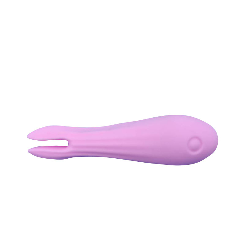 Piccola per vibrazione del sesso per adulti bacchetta vibratore di lancia (forchetta rosa dei pesci piccoli)