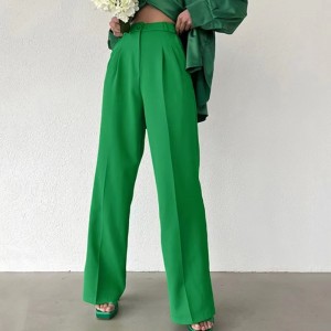 Europa e Stati Uniti Summer Spese sottile Temperamento a largo pantaloni gamba Pantaloni casual versatili