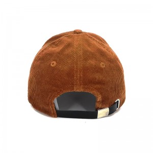 Cappello a velluto a coste ricamato personalizzati personalizzati con cinturino in pelle, cappello a snapback a velluto/cap cappello all\'ingrosso con cinturino in pelle, Cappello Snapback a velluto/CAP Wholesale