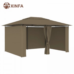 Staffa in alluminio cortile pop -up pergole e gazebo all\'aperto con tende, caffè