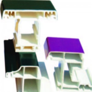 stampo di estrusione con profilo di plastica