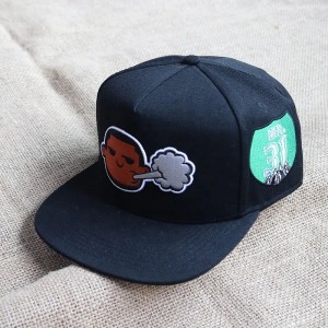 Five pannello Flat Bill Visor Classic Hat Snapback Hat regolabile High Fine Topy Tone Tone Tone Snapback Cap Men