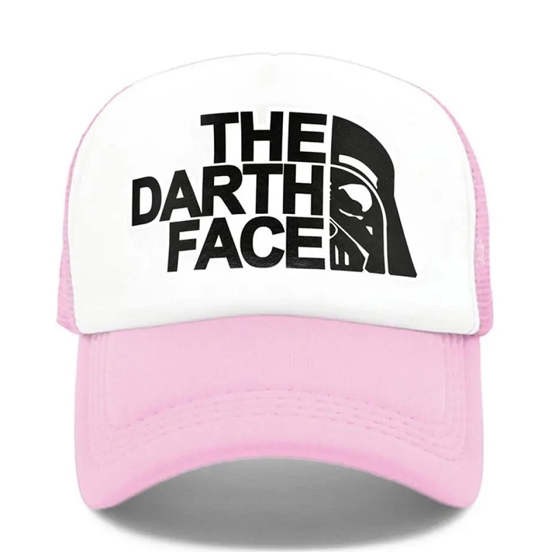 Darth Trucker Cap Star Cap Men Funny Face Cappone Baseball Caps Cool Summer Mesh Net Cappello per uomini