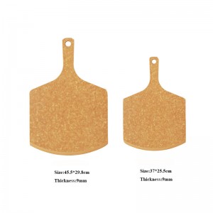 14,5 pollici da 18 pollici da 18 pollici in fibra sicura in legno Design personalizzato da pizza tagliente e board di servizio