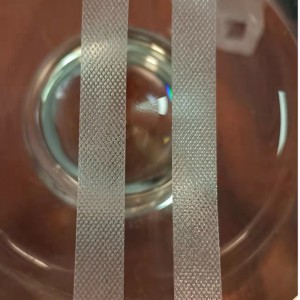 Nastro mobilon elastico trasparente in rilievo