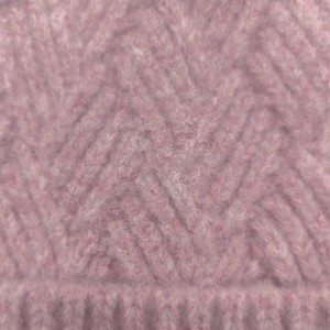 Caldo cappello a maglia cavo in miscela invernale invernale