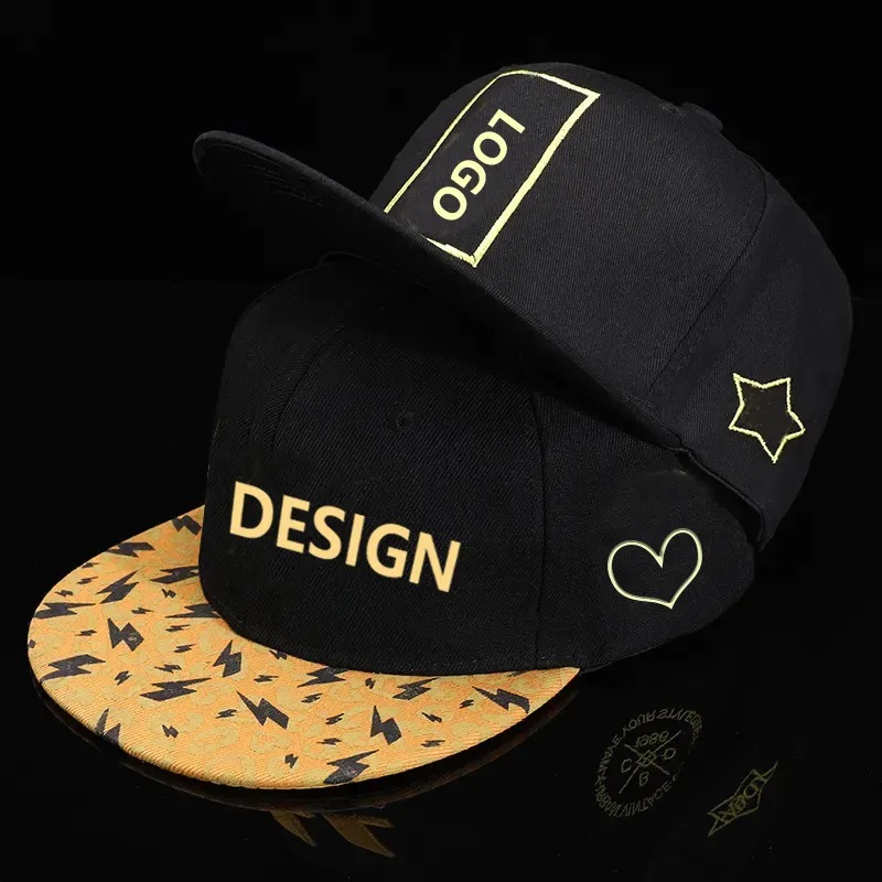 Logo popolare Logo 3D ricamato a gambo da baseball da baseball da baseball boy cool femminile hip-hop snapback cap.