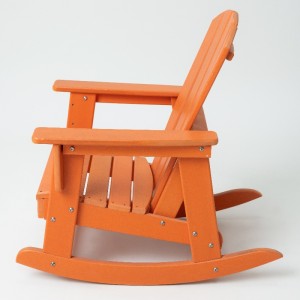 Sedia a dondolo Adirondack con cuscino