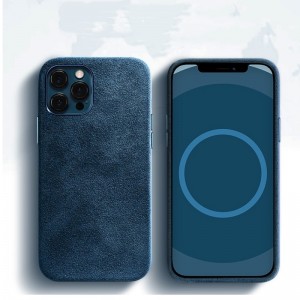 Lanuova custodia per il telefono in pelle in pelle scamosciata ecologica di Apple iPhone 15 Ollanti è completamente coperta da 360 gradi di copertura completa, prevenendo cadute e collisioni. La custodia in pelle del telefono ha una sen...