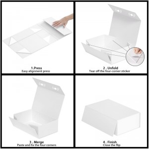 Scatola regalo a colori personalizzata