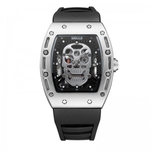 Fashion Skull Men Quartz Guarda Baogela Creative Dial Dial orologio per uomini Orologio Gold Life impermeabili uomini Watch Sports Style 1612