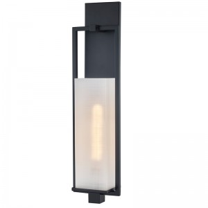 Ospitalità Hotel Wall Sconce con finituranera opaca e modello rettangolare in lino Acrilico all\'Hotel Corridoio tipico