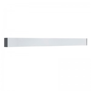 Ospitalità Hotel Vanity Light Wall Sconce con finitura grigia piatta e ombra acrilica bianca glassata all\'hotel tipico bagno per gli ospiti