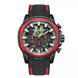 Baogela Nuovi orologi UOMINI Orologio blu in gomma inossidabile per uomo Luxury impermeabile cronografo orologio da polso luminoso relogio 22601