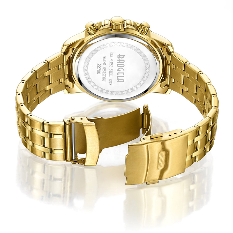 Baogela Quartz Men Gold Watch Orologio Top Brand Army Army Military Orologi Clock Men Relogio Masculino Business Owatch 22700
