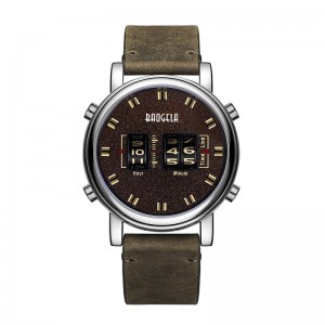 Baogela Fashion Men \\\\ \'s Roller Design Orologio da lavoro da uomo Quarzo Orologio in pelle Waterproof Casual Sport Mens Watch Relogio Masculino 22703