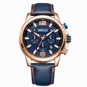 Baogela orologi per uomini Nuovo cronografo quarzo orologio da polso in acciaio inossidabile di lusso Relogios Masculino чаы м мжжж 22706