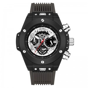 BAOGELA Brand Full Transparent orologio da uomo di lusso Watch Sports Sports Military Reloj Creative Men Women Chronograph Quartz Watch 20013