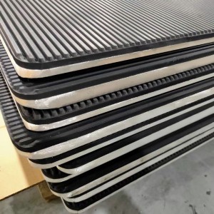 Piastra di gomma in lega di alluminionera