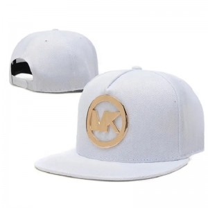 Cappelli a snapback a snapback a piastra in metallo oro personalizzato all\'ingrosso