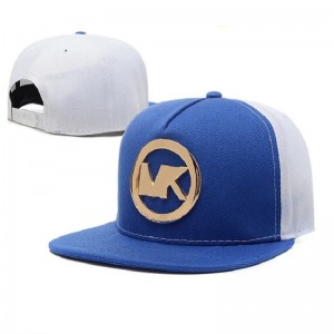 Cappelli a snapback a snapback a piastra in metallo oro personalizzato all\'ingrosso