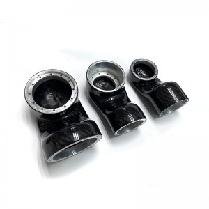 Parti di stampaggio in fibra di carbonio ad alta resistenza Prodotti in fibra di carbonio personalizzati in vendita