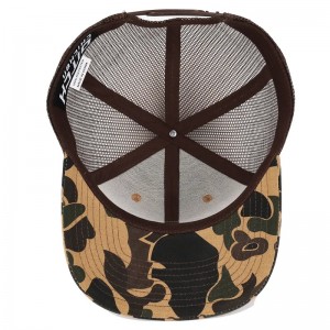 Duck Brown Duck Brown Cami Snapback Mash Patch Logo 6 pannello Richardson 112 Cappello per camionista Cappello