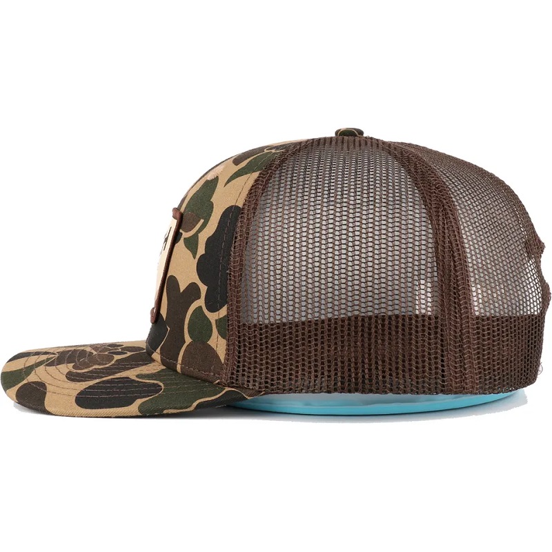 Duck Brown Duck Brown Cami Snapback Mash Patch Logo 6 pannello Richardson 112 Cappello per camionista Cappello