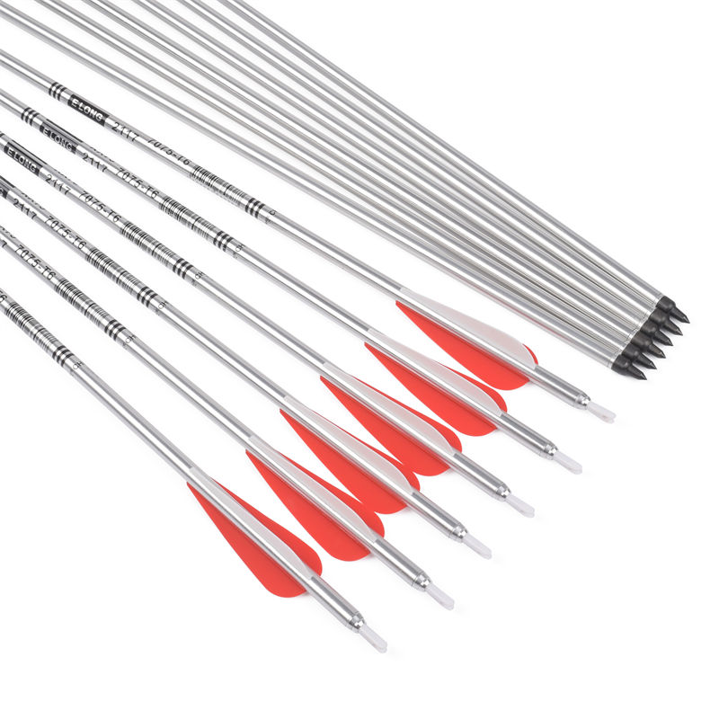 Frecce in alluminio per l\'esercizio di tiro