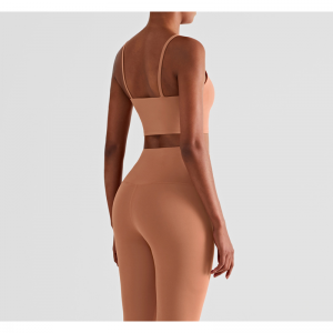 Reggiseno sportivo a U in cinghia imbottita