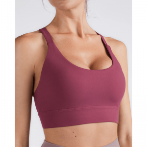 Reggiseno sportivo di fibbia incrociata