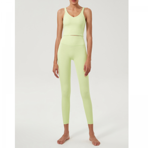 Set di yoga a forma di U imbottiti ad alta vita