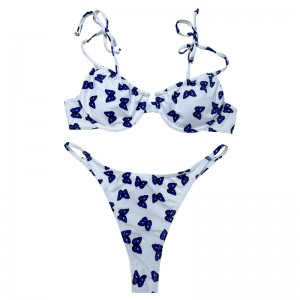 Costumi da bagno imbottiti cravatta