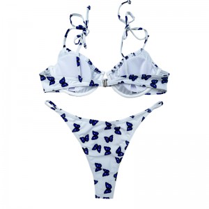 Costumi da bagno imbottiti cravatta