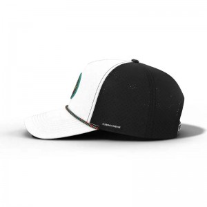 Nuovo cappello da camion del camionista design patch personalizzato berretto da baseball a 5 pannelli a 5 pannelli con corda