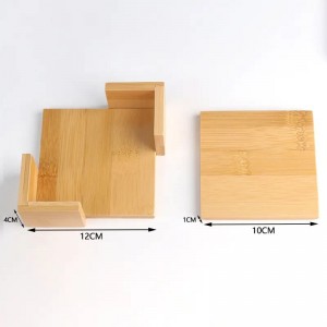 Bamboo Square Coaster Home Bar Coaster