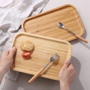 Servizio 2 pezzi pallet all\'ingrosso su misura per la colazione in bambù su misura (1)