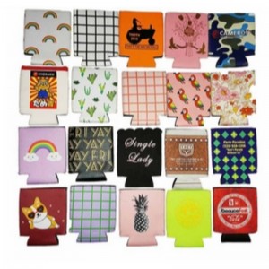 Neoprene riciclato disponibile Disponibile 330 ml Can lattina di birra inneoprene pieghevole promozionale con design di stampa personalizzato