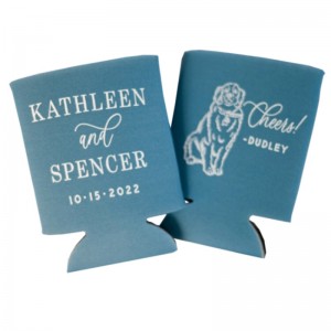 Terra tozioncy corer di coete più cool di schiuma all\'ingrosso Can Can Sleeve Isolato Slim Eap 3 4 5mm 330 ml Cooler Koozy con logo